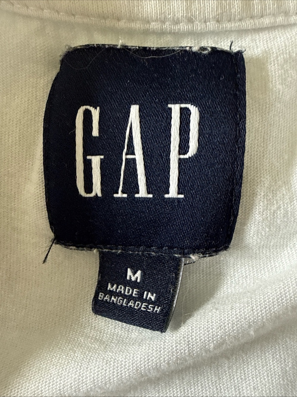 GAP Women's Lace Eyelet Shirt Flutter Short Sleeve White T-Shirt Top sz M - Picture 8 of 8